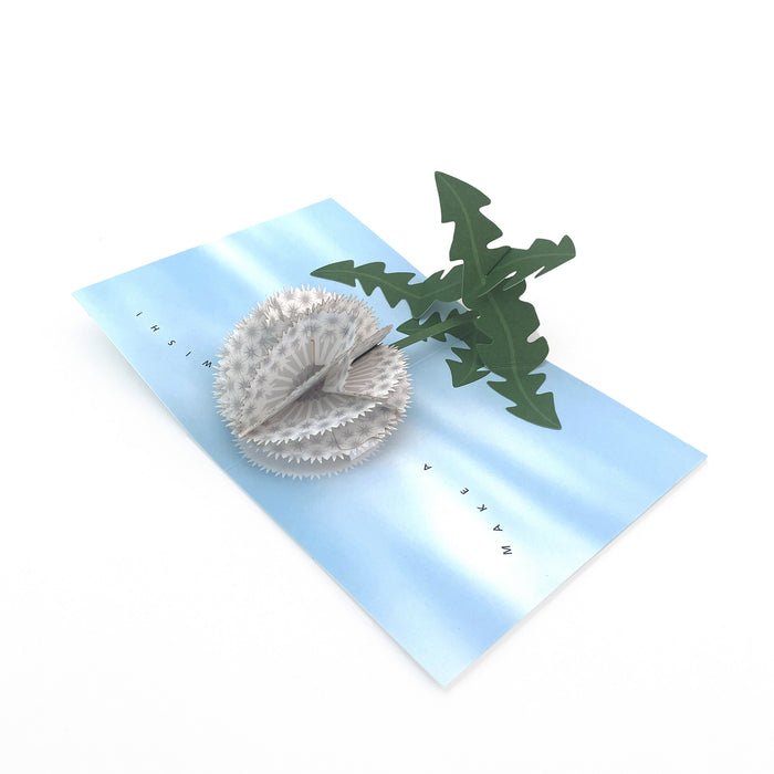 Pop Up Dandilion Greeting Card - Joy