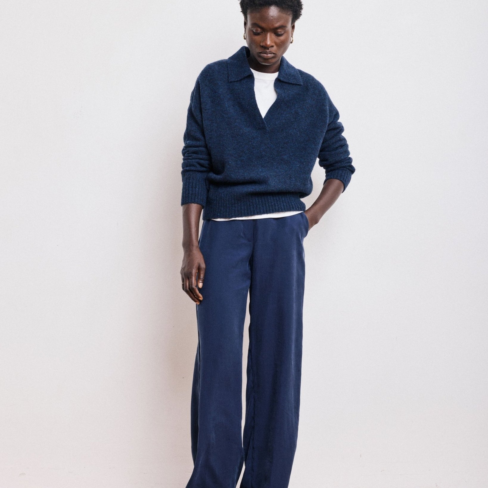 POSITANON Navy Pants - Joy