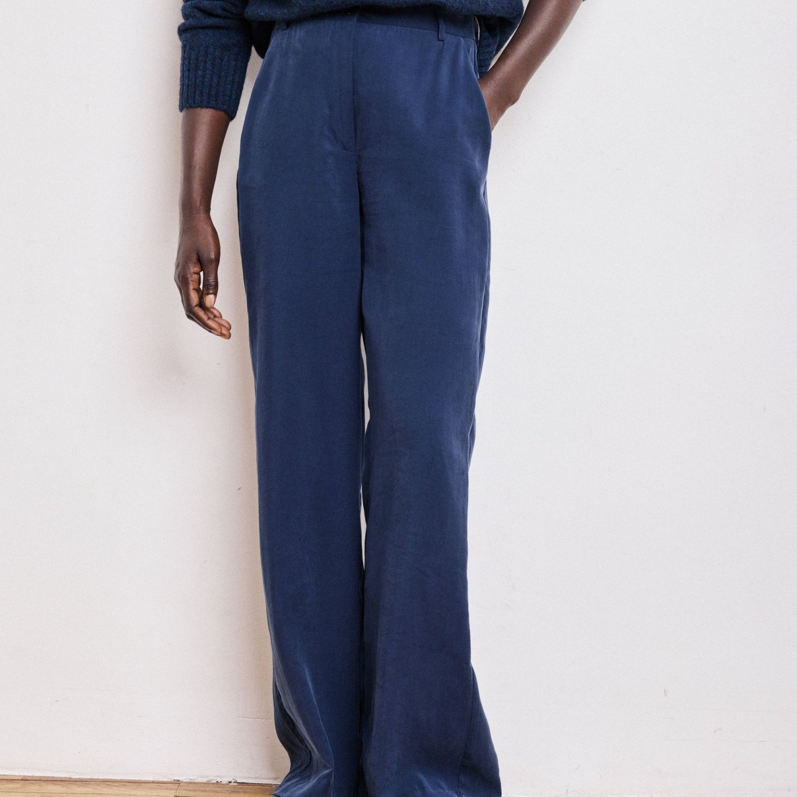POSITANON Navy Pants - Joy