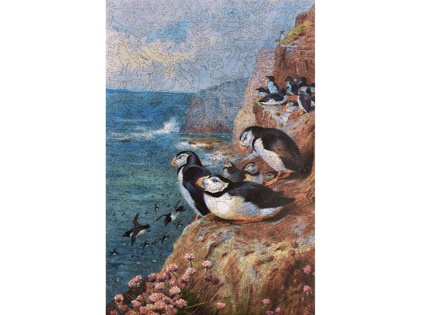 Puffins and Razor Bills Liberty Puzzle - Joy