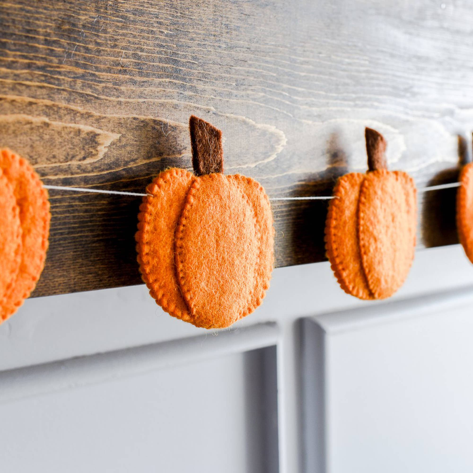 Pumpkin Garland / Fall Home Decor / Thanksgiving Decor  - Joy