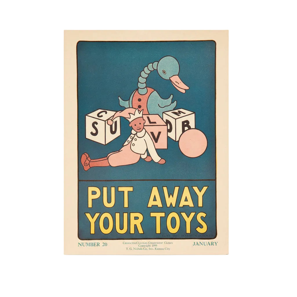 Put Away Your Toys, Citizenship Poster - Joy