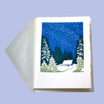 Quiet Night Holiday Card - Joy