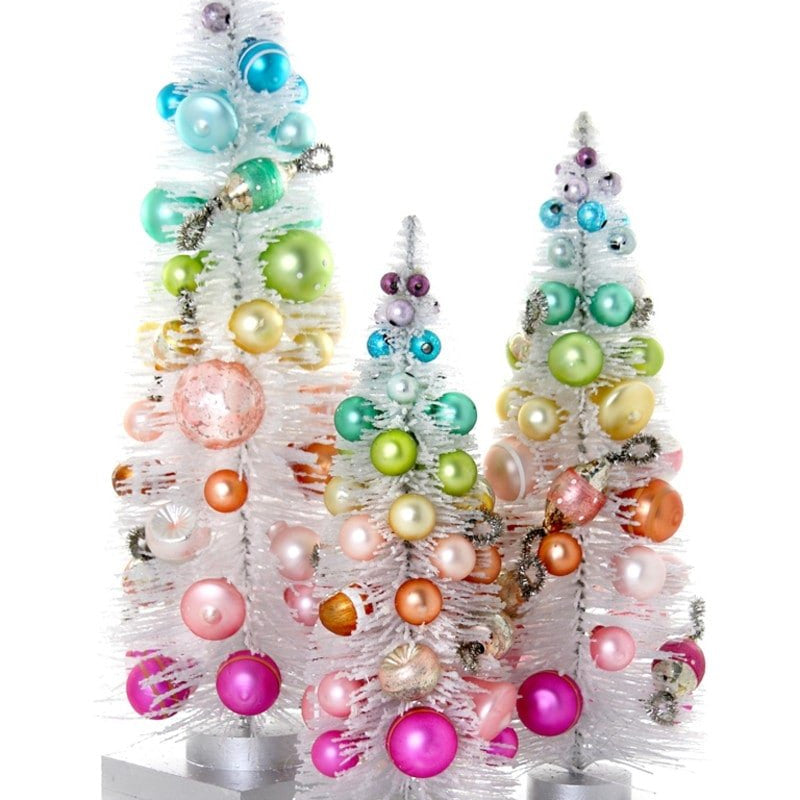 Rainbow Tree Set of 3 White - Joy