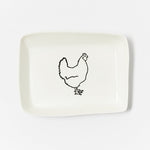 Rectangle Porcelain Tray - Small - Joy