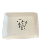 Rectangle Porcelain Tray - Small - Joy
