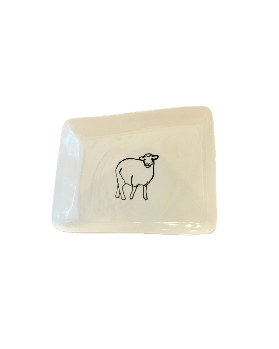 Rectangle Porcelain Tray - Small - Joy