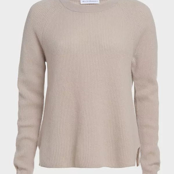 Recycled Cashmere Ribbed Crewneck - Joy