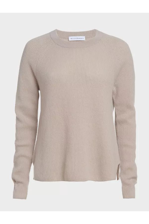 Recycled Cashmere Ribbed Crewneck - Joy