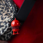 Red Bumble Bag Charm - Joy