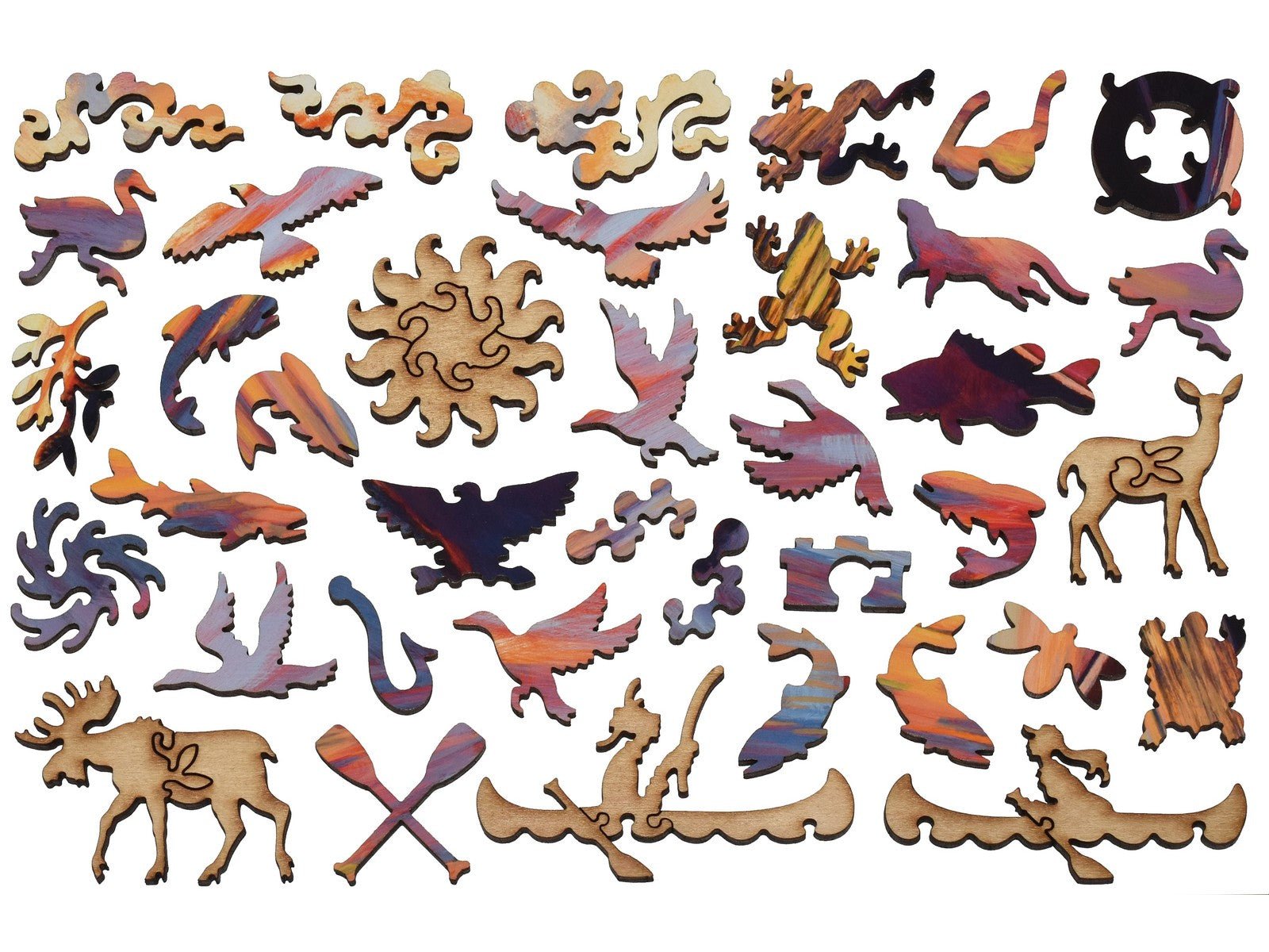 Red Canoe Puzzle - Joy Gift Shoppe