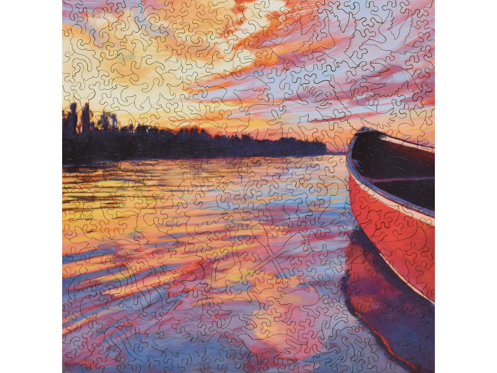 Red Canoe Puzzle - Joy Gift Shoppe
