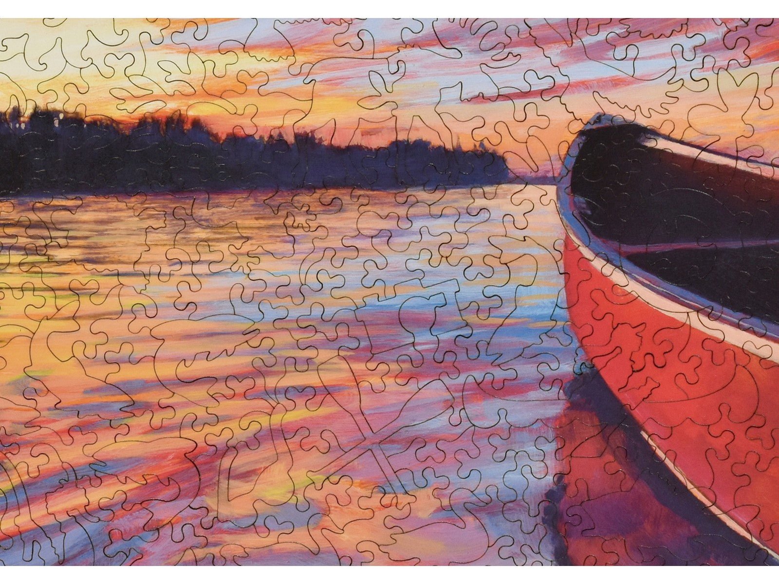 Red Canoe Puzzle - Joy Gift Shoppe
