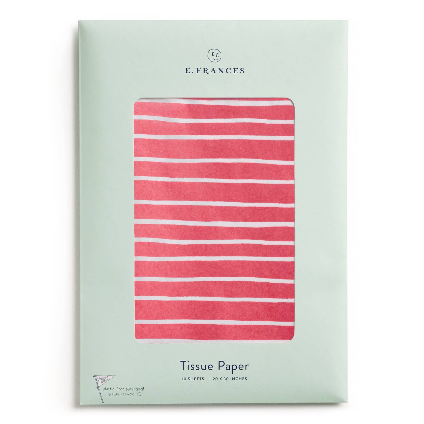 Red Stripe Tissue Paper - Joy Gift Shoppe