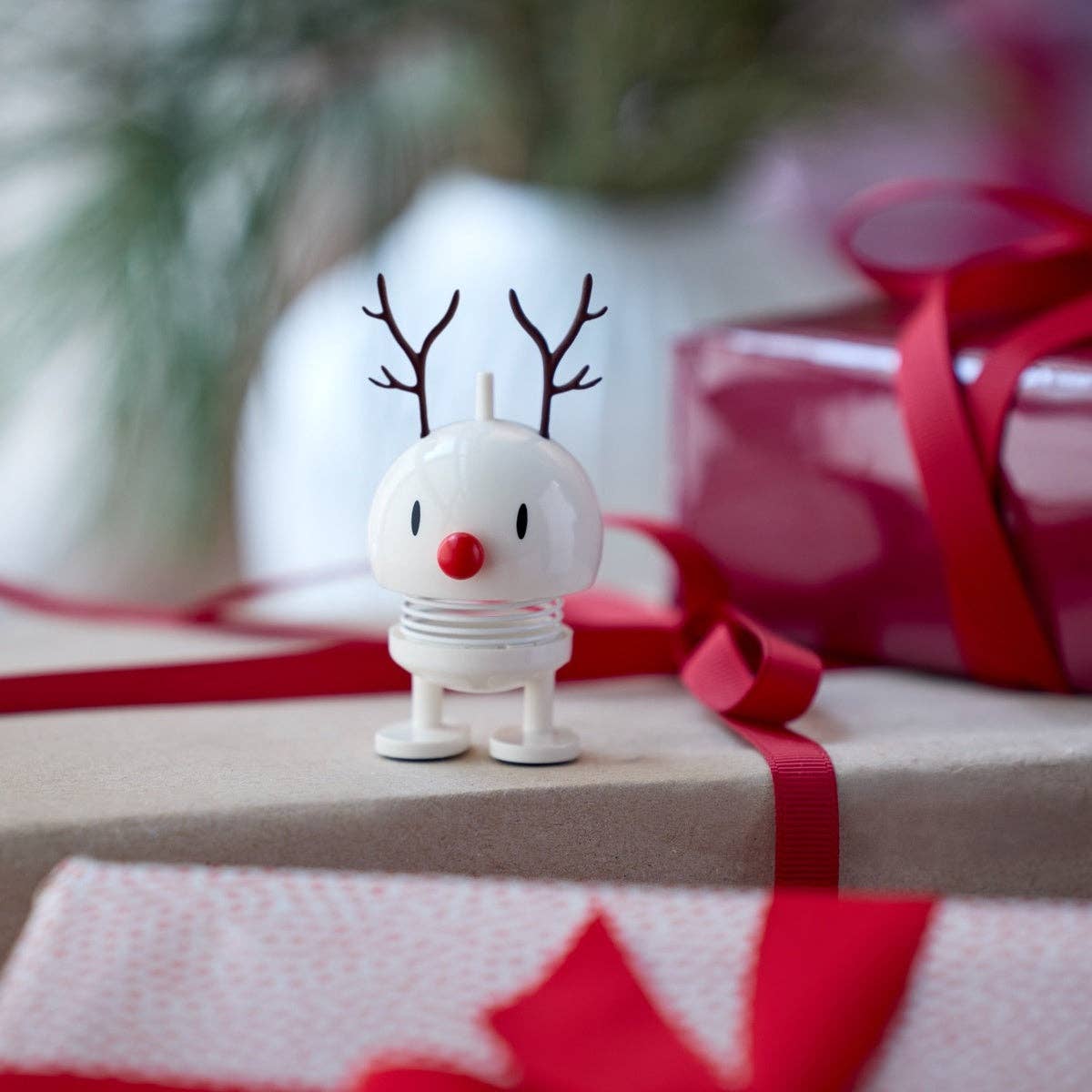 Reindeer Bumble XS White - Joy Gift Shoppe