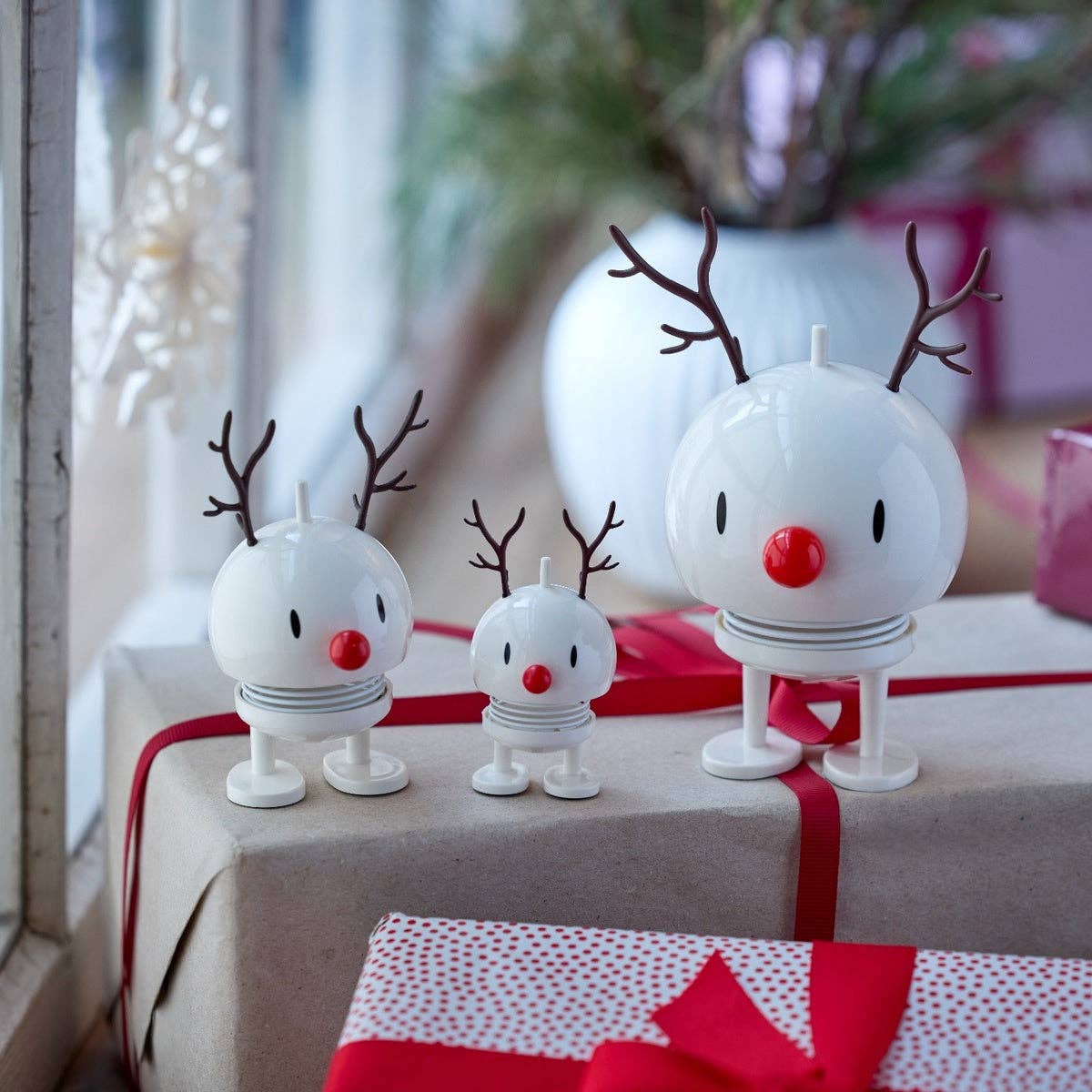 Reindeer Bumble XS White - Joy Gift Shoppe