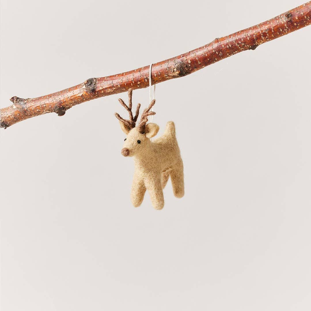 Reindeer Dash Away Reindeer Ornament - Joy