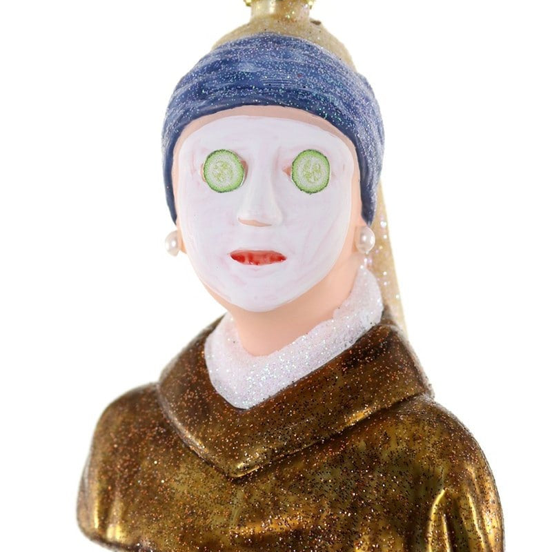 Relaxed Girl With A Pearl Earring Ornament - Joy