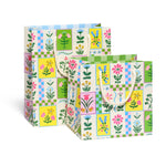 Retro Flower Gift Bag: Medium - Joy