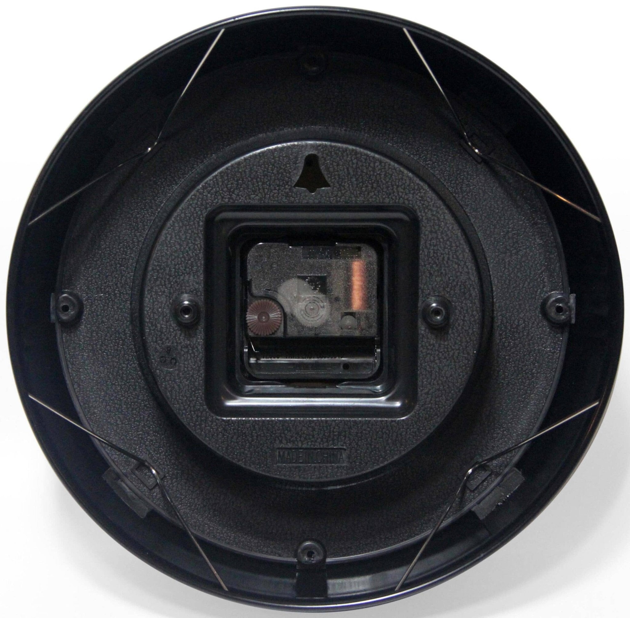 Retro Round Black Indoor Wall Clock 9.5 Inch - Joy