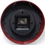 Retro Round Red Indoor Wall Clock 9.5 Inch - Joy