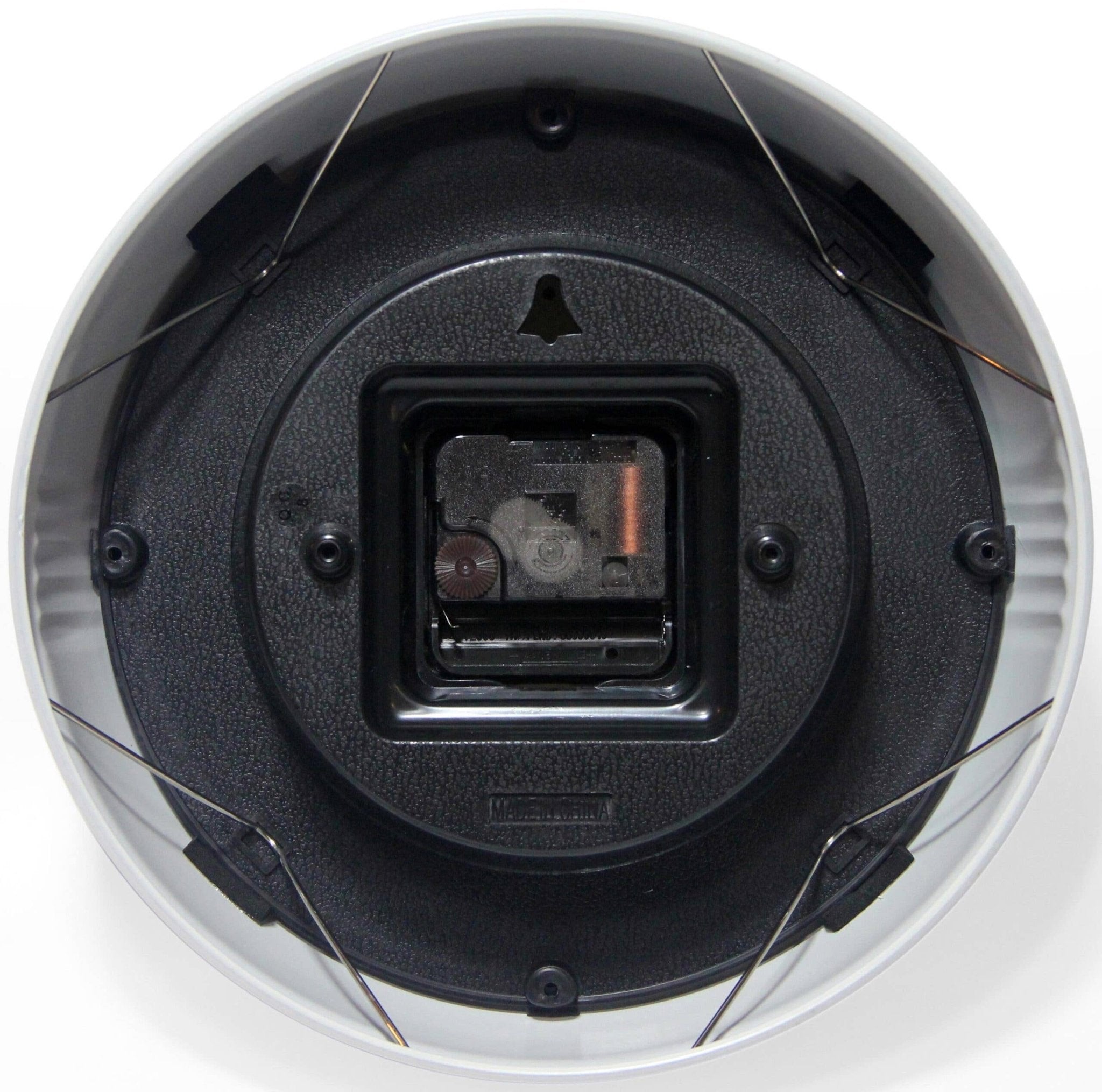 Retro Round White Indoor Wall Clock 9.5 Inch - Joy