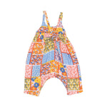 Ric Rac Patchwork Tie Back Romper - Joy
