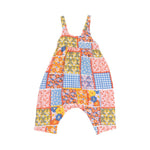 Ric Rac Patchwork Tie Back Romper - Joy