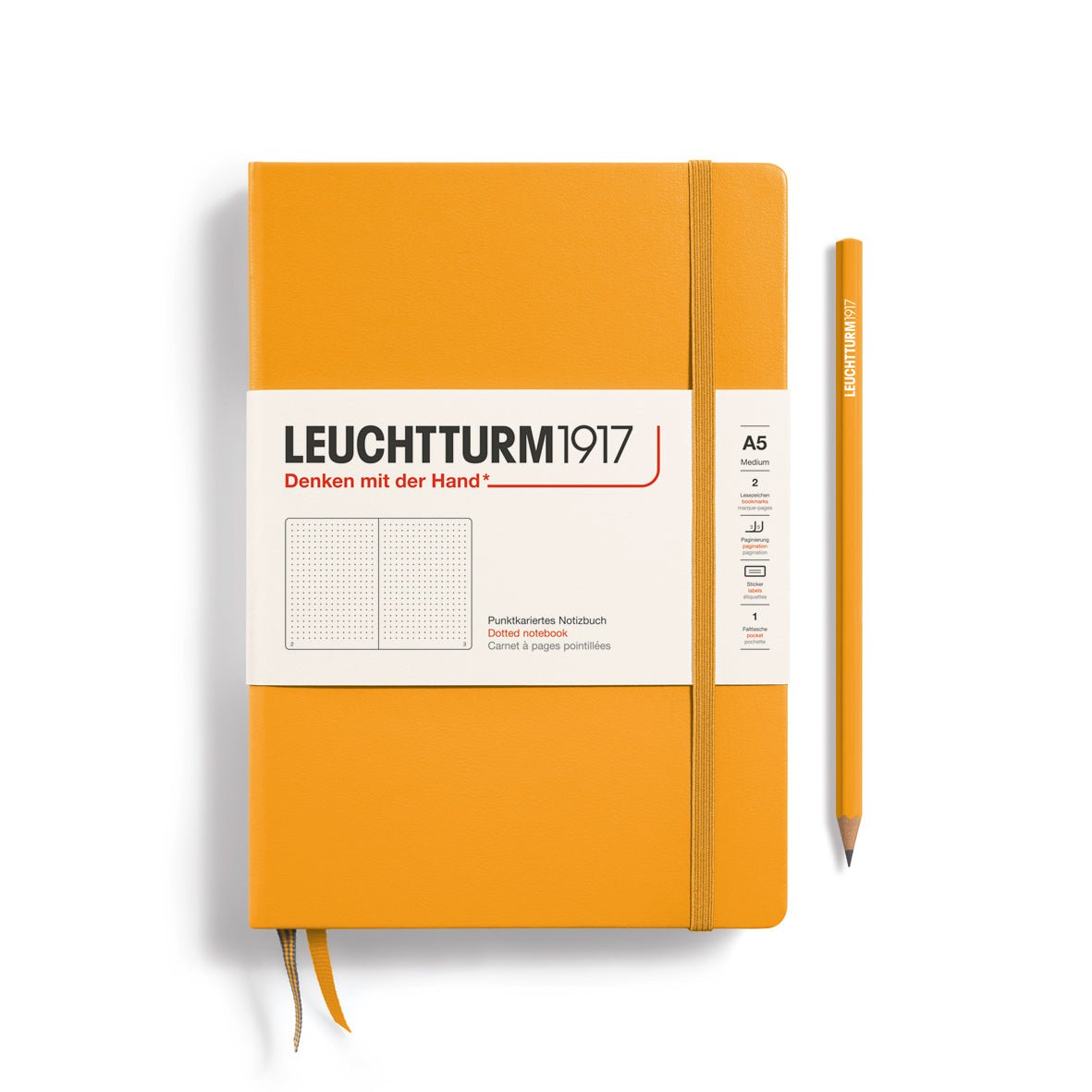 Rising Sun Medium Hardcover Notebook - Dotted - Joy