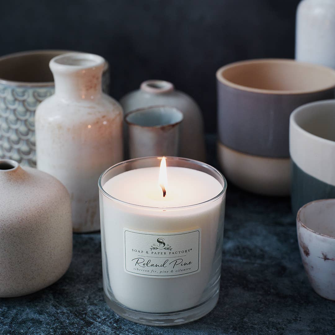 Roland Pine Large Soy Candle - Joy