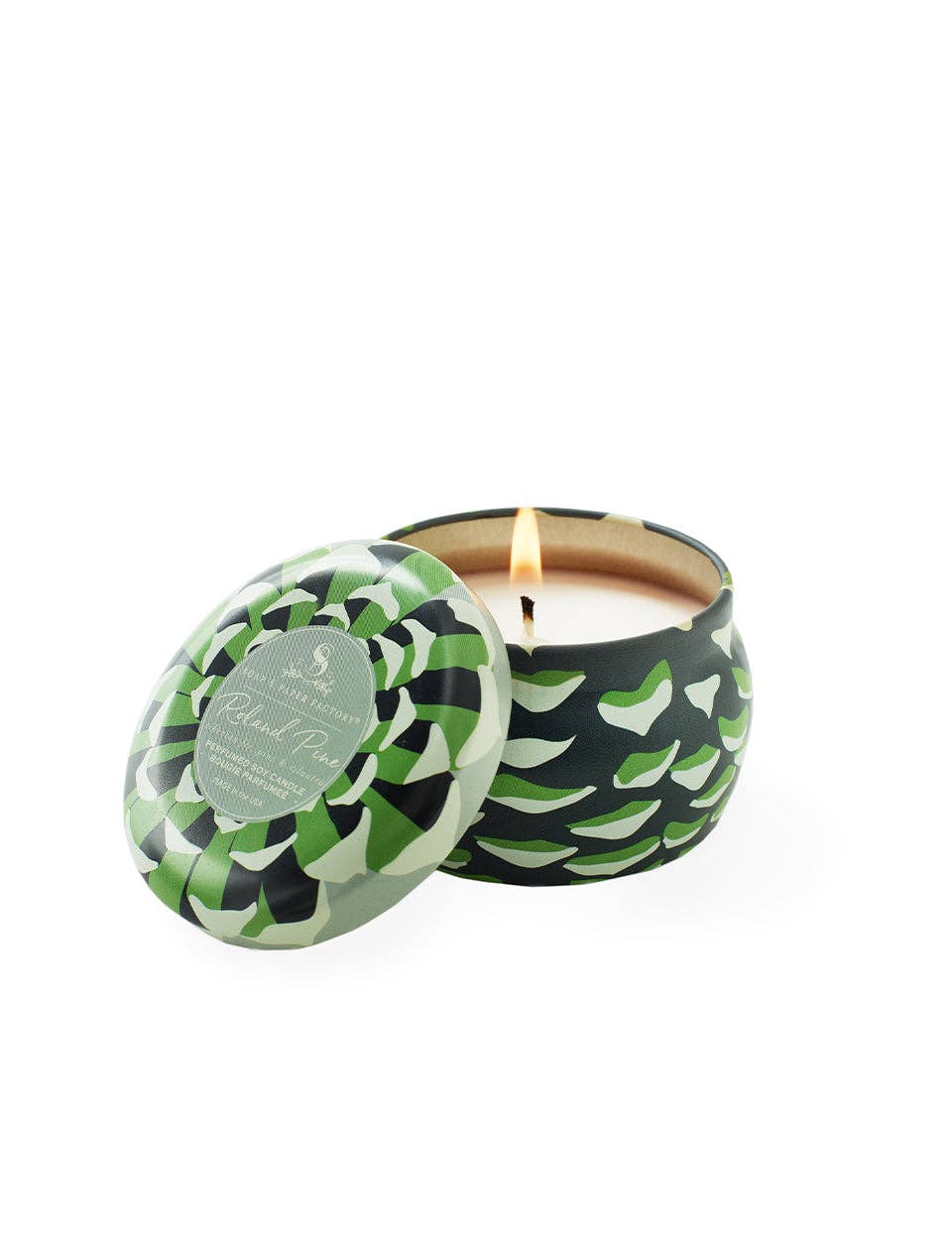 Roland Pine Small Tin Soy Candle - Joy