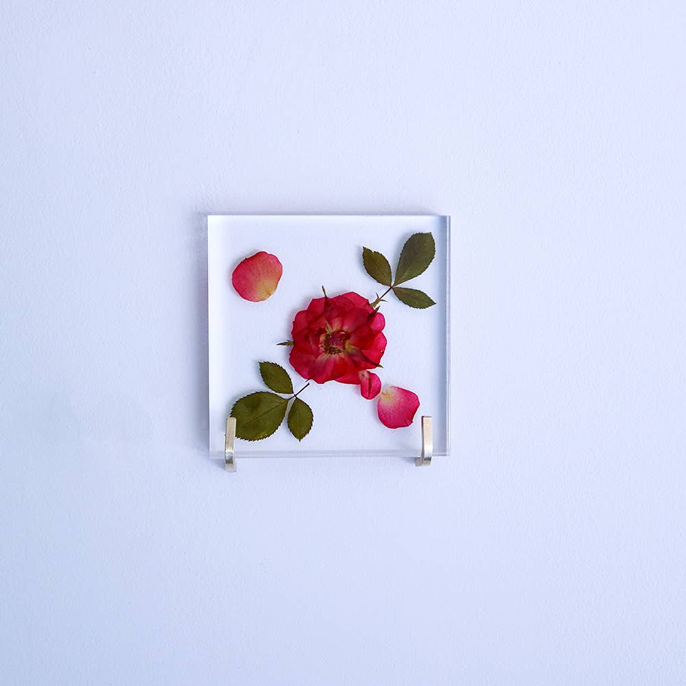 Rose Tile - Large - Joy Gift Shoppe