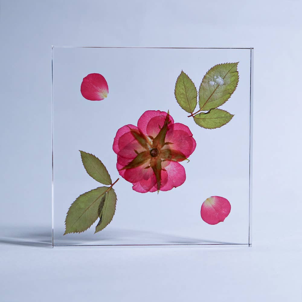 Rose Tile - Large - Joy Gift Shoppe