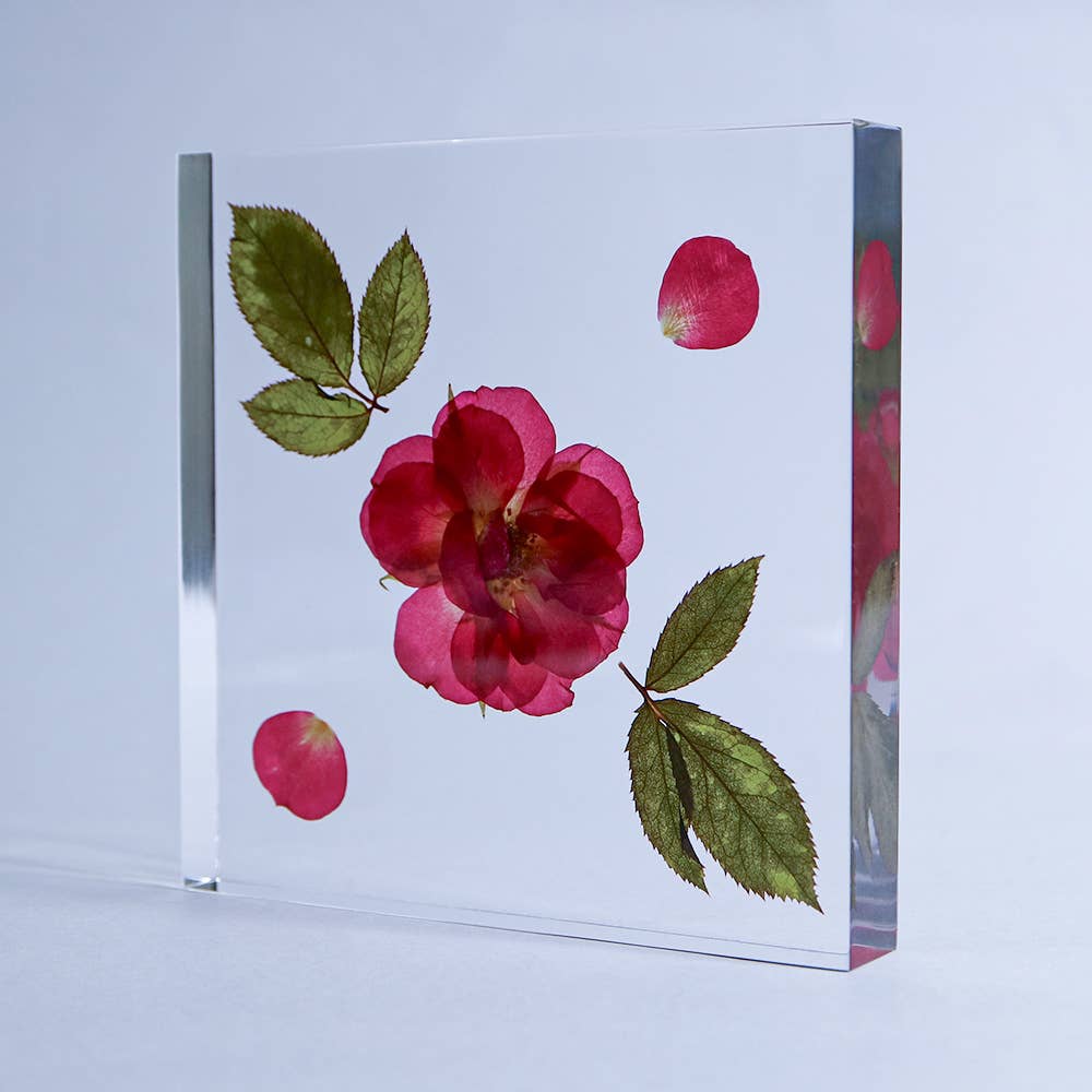 Rose Tile - Large - Joy Gift Shoppe