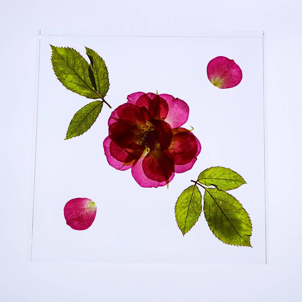 Rose Tile - Large - Joy Gift Shoppe