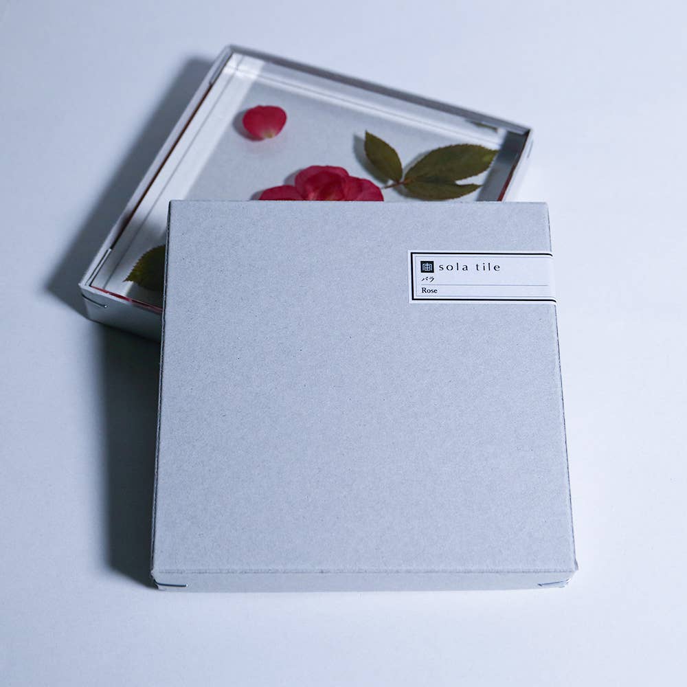 Rose Tile - Large - Joy Gift Shoppe