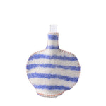 Round Wool Vase - Blue Stripes - Joy
