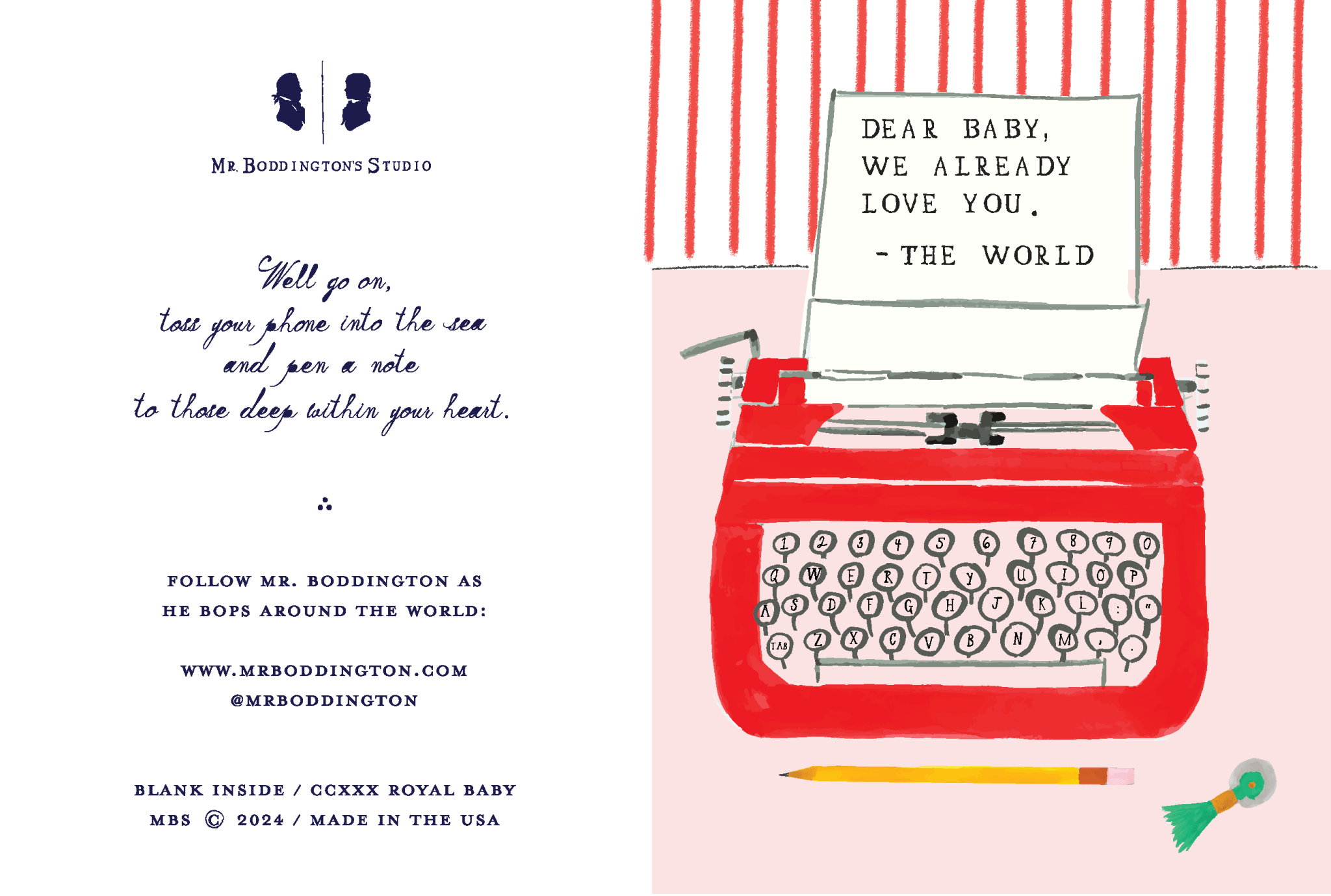 Royal Baby - Greeting Card - Joy