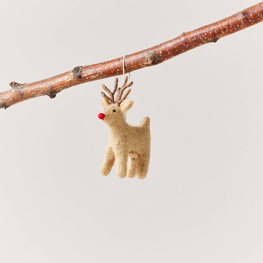 Rudolph Dash Away Reindeer Ornament - Joy