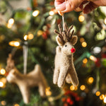 Rudolph Dash Away Reindeer Ornament - Joy