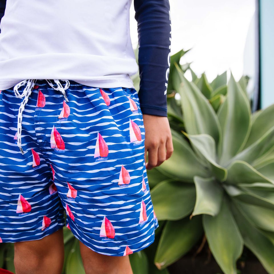Sailboat Rock Swim Short - Joy