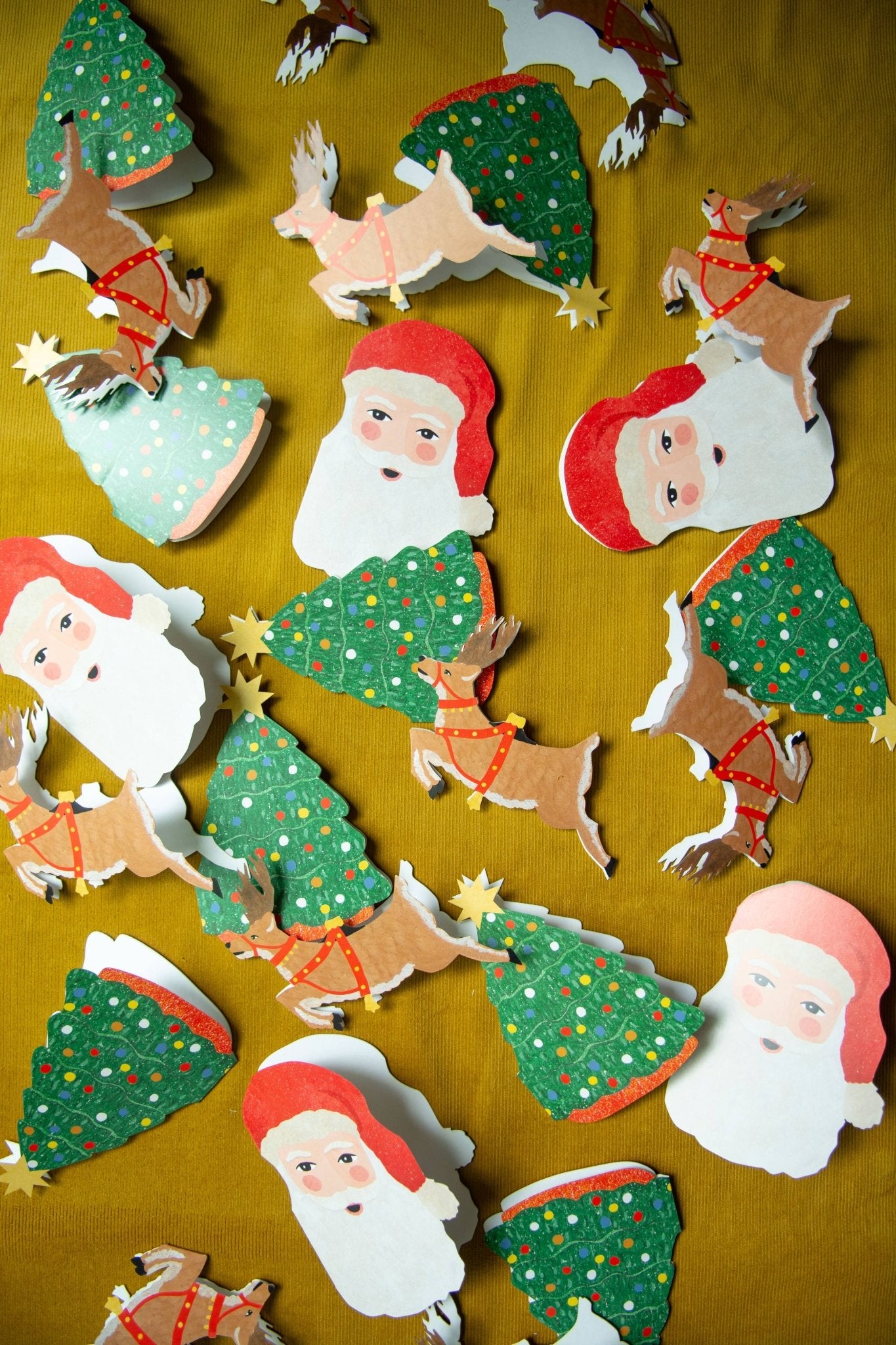 Santa Claus Christmas Collection - Die Cut Card - Joy Gift Shoppe