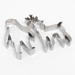 Santa & Reindeer Christmas Cookie Cutters (x2) - Joy