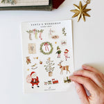 Santa's Workshop Sticker Sheets - Joy
