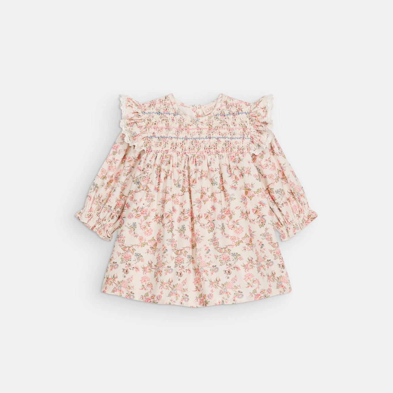 Saralou Printed Corduroy Dress - Baby - Joy Gift Shoppe