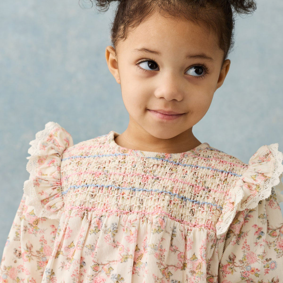 Saralou Printed Corduroy Dress - Baby - Joy Gift Shoppe