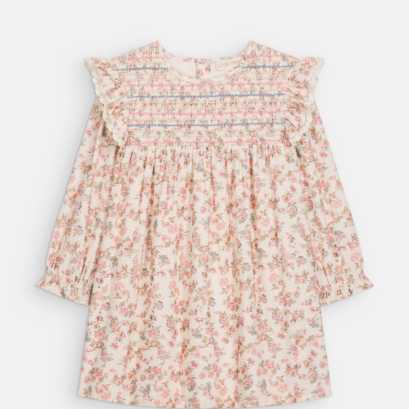 Saralou Printed Corduroy Dress - Girl - Joy Gift Shoppe