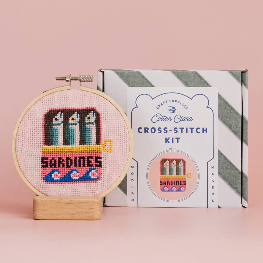 Sardines Cross Stitch Kit - Joy