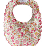 Scallop Bib - Rose Garden - Joy