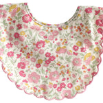 Scallop Bib - Rose Garden - Joy